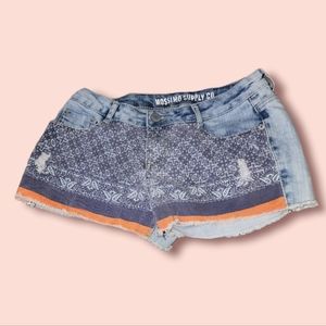 Mossimo Supply Co. Zoe Hem Bandana Shorts
